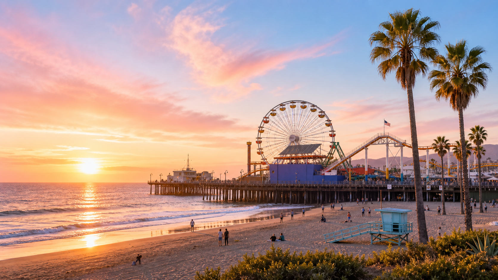 Santa Monica local scene